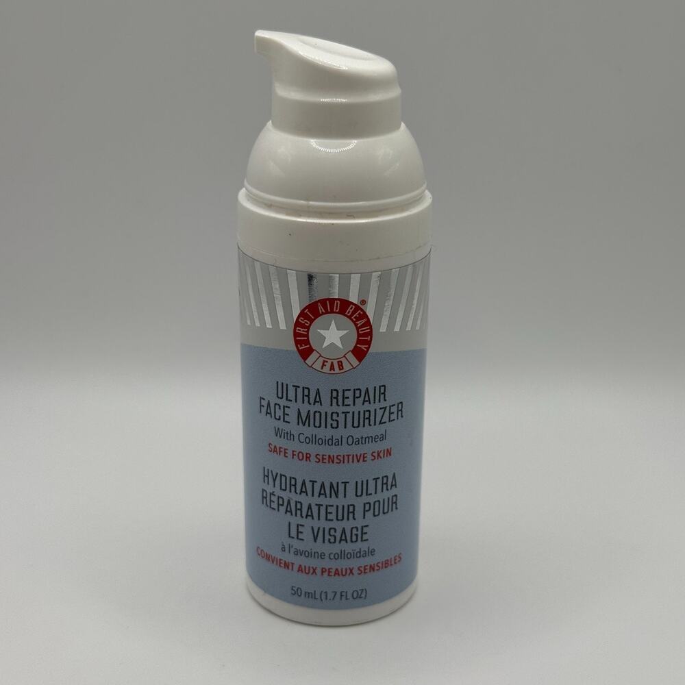 NEW First Aid Beauty FAB Ultra Repair Face Moisturizer 1.7 oz - Sensitive Skin